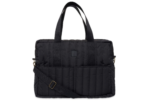 [483762] Jollein | Verzorgingstas Puffed Moos Black Draagtas met Luiermat Polyester