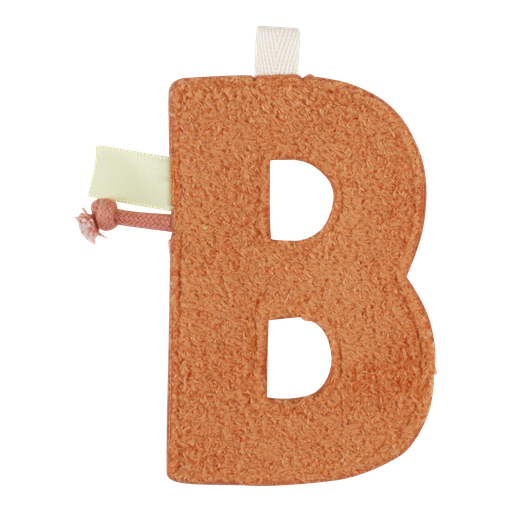 [452407] Little Dutch | Vlaggenlijn Textiel Letter B Teddy Bruin 10cm