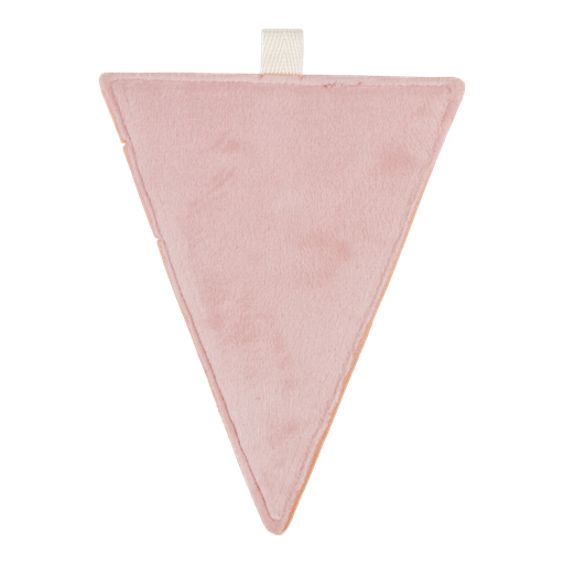 [452454] Little Dutch | Vlaggenlijn Textiel Vlag Geribbeld Roze 12cm 