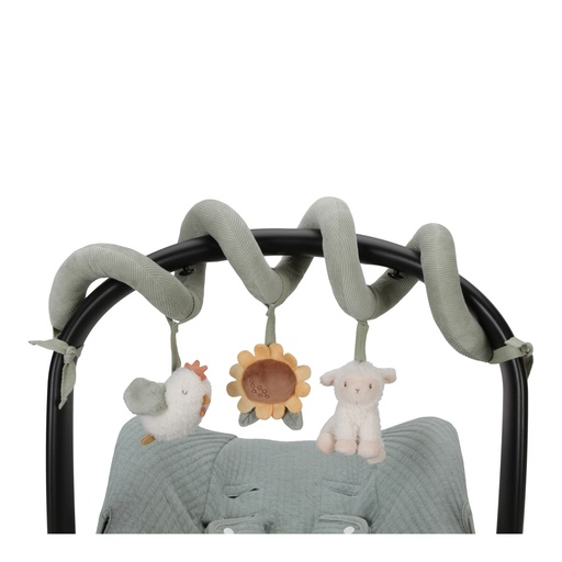 [470224] Little Dutch | Activiteitenspiraal Little Farm Textiel +0M