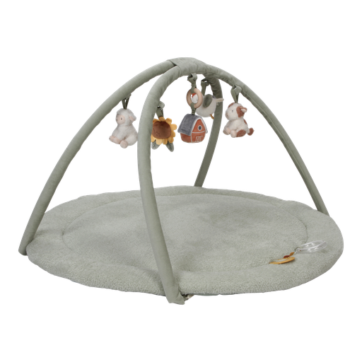 [470231] Little Dutch | Speeltapijt Met Speelboog Little Farm Groen +0m
