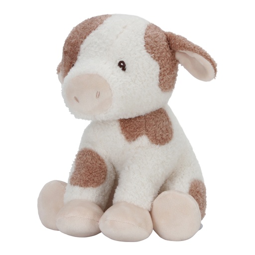 [470250] Little Dutch | Pluche Knuffel Little Farm Koe Bruin/Ecru 25cm
