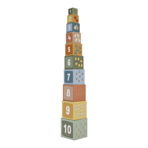 [470292] Little Dutch | Stapelpyramide Little Farm Stapeltoren Boerderij Karton +18m 