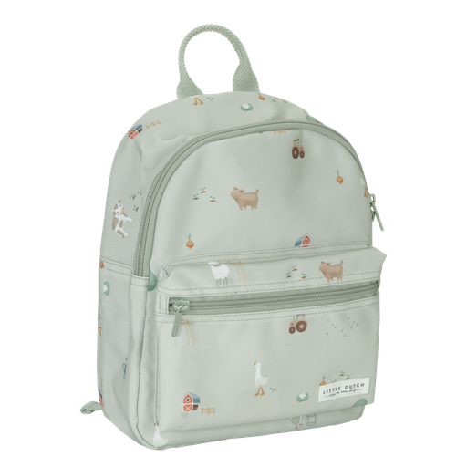 [476138] Little Dutch | Rugzak Little Farm All Over Boerderijdieren 22,5x29x12cm