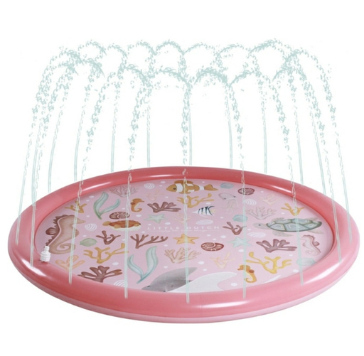 [475865] Little Dutch | Zwembad Ocean Dreams Sprinkler Mat Roze Ø150cm 