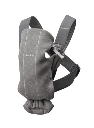 [344222] BabyBjorn | Babybuidel Mini 3D Jersey Donkergrijs 3.5kg-11kg