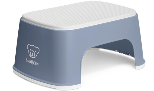 [376820] BabyBjorn | Opstapje Step Stool Diepblauw/Wit H15,5cm