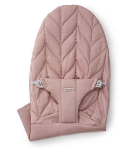[483732] BabyBjorn | Vervanghoes vr Relax Bliss Geweven Kroonblad Quilt Oudroze