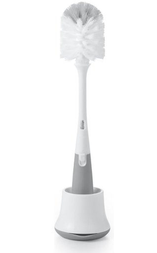 [343465] Oxo | Flessenborstel met Speenborstel/Houder Wit/Grijs