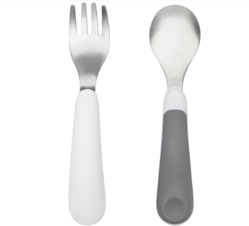 [446279] Oxo | Bestek Lepel/Vork Grey 2-delig