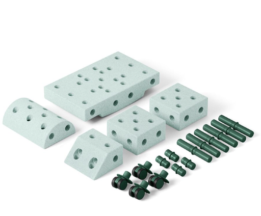 [467065] Modu | Blokken Explorer Kit Ocean Mint/Forest Green 