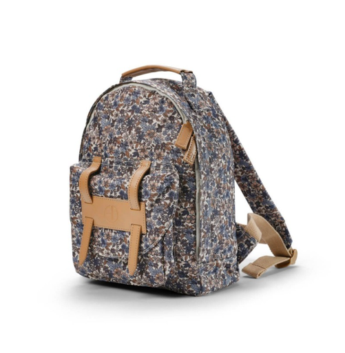 [473696] Elodie | Rugzak Blue Garden Mini All Over Bloemen 21x28x7cm 