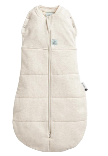 [475768] SLAAPZAK, 80cm, ZM, 2.5TOG, oatmeal marle, bruin/ecru, Cocoon Swaddle Bag, Warm Pouch, uni, bio katoen, 2023