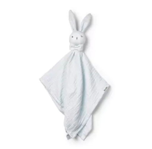 [479111] KNUFFELDOEK / DOUDOU, Blinkie, bermuda blue, blauw, konijn, textiel, vanaf 0 maand, 2024