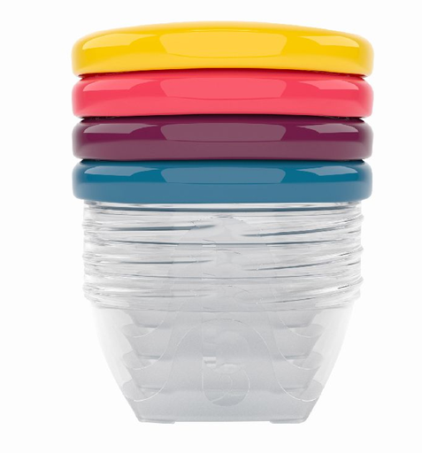 [299081] Babymoov | Bewaarpotjes Kit S Multikleur 4x120ml