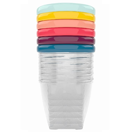 [299084] Babymoov | Bewaarpotjes Kit L Multikleur 6x 250 ml