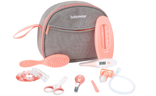 [341683] Babymoov | Verzorgingsset in Etui Peach 9-delig