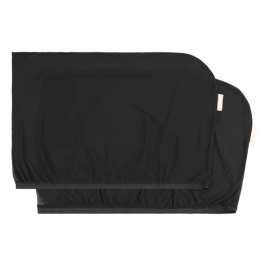 [458075] Badabulle | Zonnescherm Schuift Rond Raamstijl vr Zijraam Black 2st