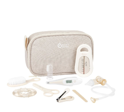 [485007] Babymoov | Verzorgingsset in Etui Sand 9-delig