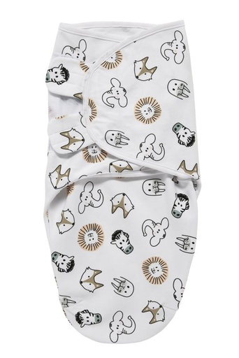 [389893] Meyco | Inbakeren Animal Swaddle Jersery 1.0TOG 3,5kg-6,5kg  0-3M