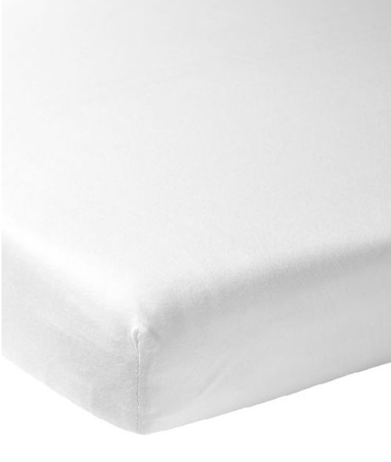 [393815] Meyco | Hoeslaken vr Co-sleeping Wieg Katoen White Wit 50x90cm