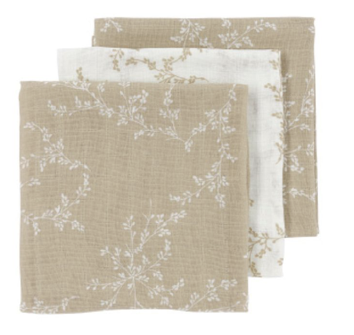 [438160] Meyco | Tetra Doek Branches Sand Zand 70x70cm 3-pack