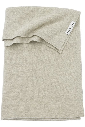 [449888] Meyco | Deken Basic Tricot Sand Melange 75x100cm