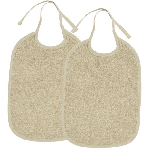 [449943] Meyco | Slabbetje Basic Badstof Sand 25x34cm 2-pack