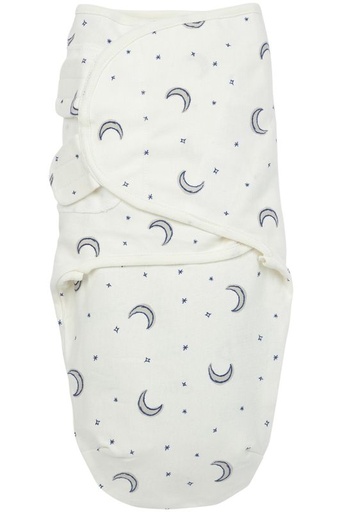 [472288] Meyco | Inbakeren Moon Indigo Swaddle Jersey 1.0TOG 3,5kg-6,5kg 0-3M