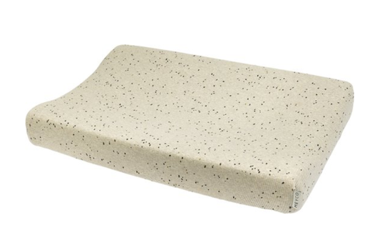 [472500] Meyco | Waskussenhoes Rib Mini Spot Sand Melange Jersey 50x70cm