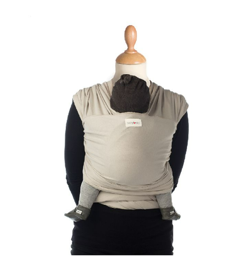 [103176] Babylonia | Draagdoek Tricot-Slen Organic  White Pepper(sable)