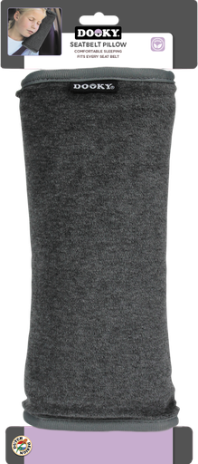[393473] Dooky | Gordelbeschermer Uni Geschikt vr Autogordel Seatbelt Pillow Grijs 