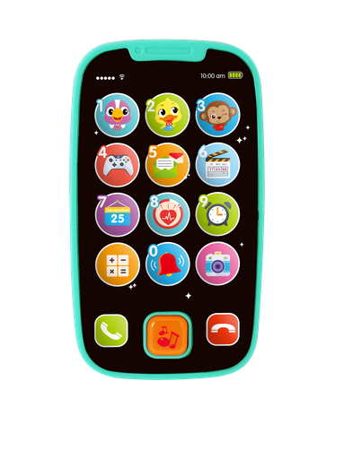 [430604] MULTIMEDIA, B-My First Smart Phone, blue , blauw, kunststof, +muziek, vanaf 12 maanden