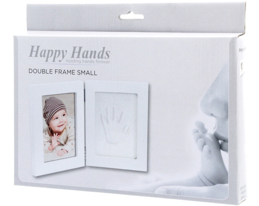 [444827] Dooky Happy Hands | Plaaster Afdruk Baby Print Double Frame Small