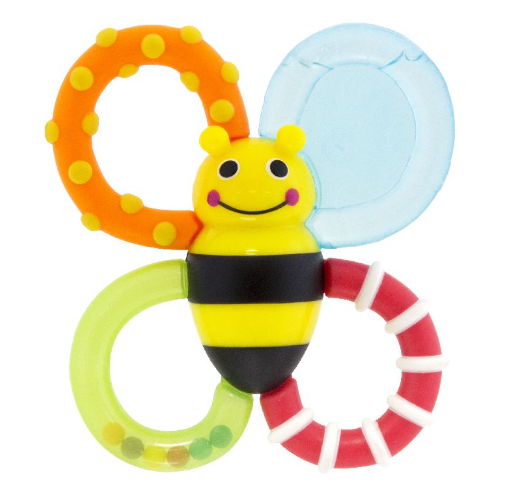 [470751] Sassy | BIJTRING, Bumble Bites Teether, Sensory Toys, multikleur, siliconen/kunststof, vanaf 3 maanden