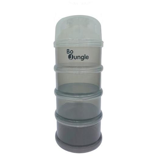 [470792] Bo Jungle | Melkpoederdoosje B-Dose Grey 4 compartimenten