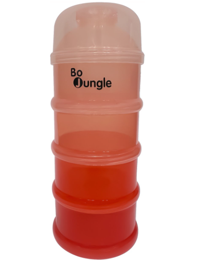 [470794] Bo jungle | Melkpoederdoosje B-Dose Tinted Terracotta 4 compartimenten