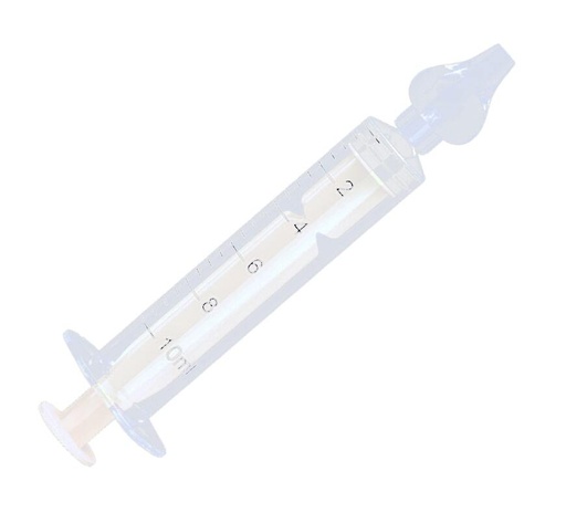 [482884] NEUSPOMP, neusdouche, Baby nasal irrigators, transparant, incl 2 spuitjes met siliconen tip