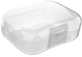 [398690] KOEKENDOOS, Lunch Buddies, transparant, transparant, uni, PVC, 9.5x5x13cm