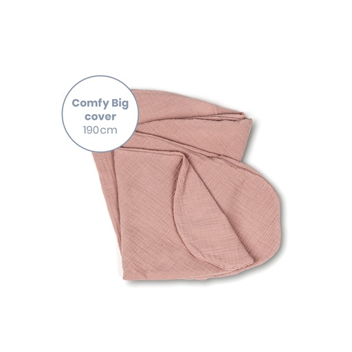 [431235] Doomoo | Positioneringskussenhoes Comfy Big Cover Tetra Pink