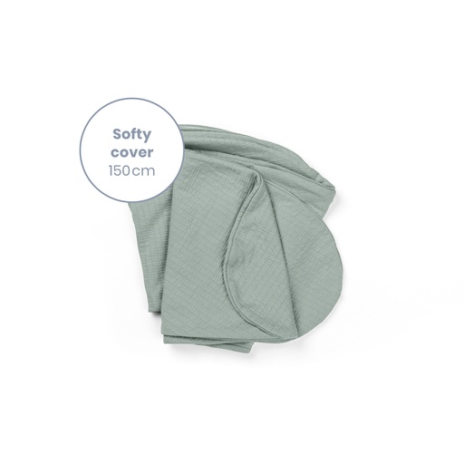 [452880] Doomoo | Positioneringskussenhoes Softy Cover Tetra Jersey Green