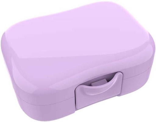 [458603] KOEKENDOOS, pastel uni purple, paars, uni, kunststof