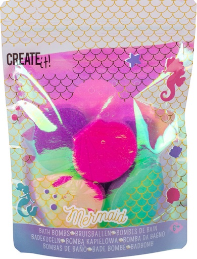 [474644] BRUISBAL, Create It!, Mermaid, verzorgingsproduct, 6 stuk(s)
