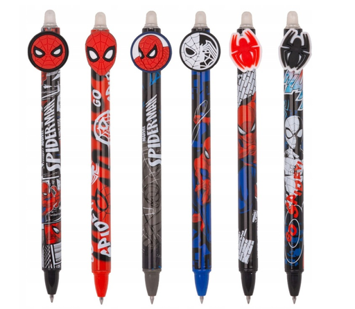 [476506] Disney | Spiderman Erasable Automatic Pen 0,5 Blue Ink Assortiment