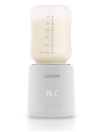 [486395] Luvion | Flesverwarmer Portable Bottle Warmer Ultra Pro White incl. 2 Flesadapters
