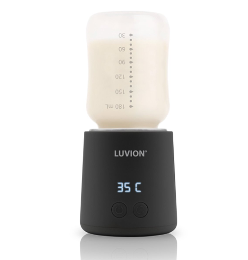 [486396] Luvion | Flesverwarmer Portable Bottle Warmer Ultra Pro Black incl. 2 Flesadapters