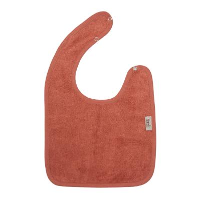 [368565] Timboo | Slabbetje Drukknopensluiting Bamboe Apricot Blush Roze 26x38cm