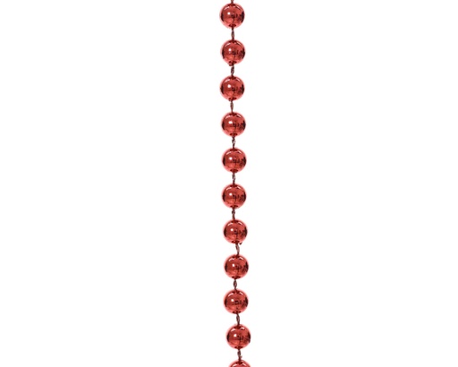 [309404] Decoris | Slinger Kralenketting Polystyreen Kerstrood Ø0,8cm x10m
