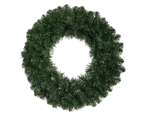 [394694] Everlands | Kerstkrans Imperial PVC 200 Takjes Outdoor Groen Ø60x16cm