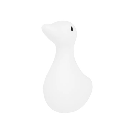 [452281] NACHTLAMP DRAADLOOS, Liva, white, eend, 10x19cm, LED lampje, oplaadbaar via 20 uur, 2023